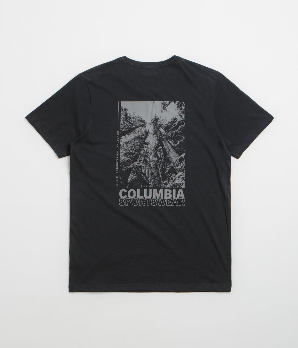 Columbia Rapid Ridge Back Graphic II T-Shirt - Black / Amazing Heights