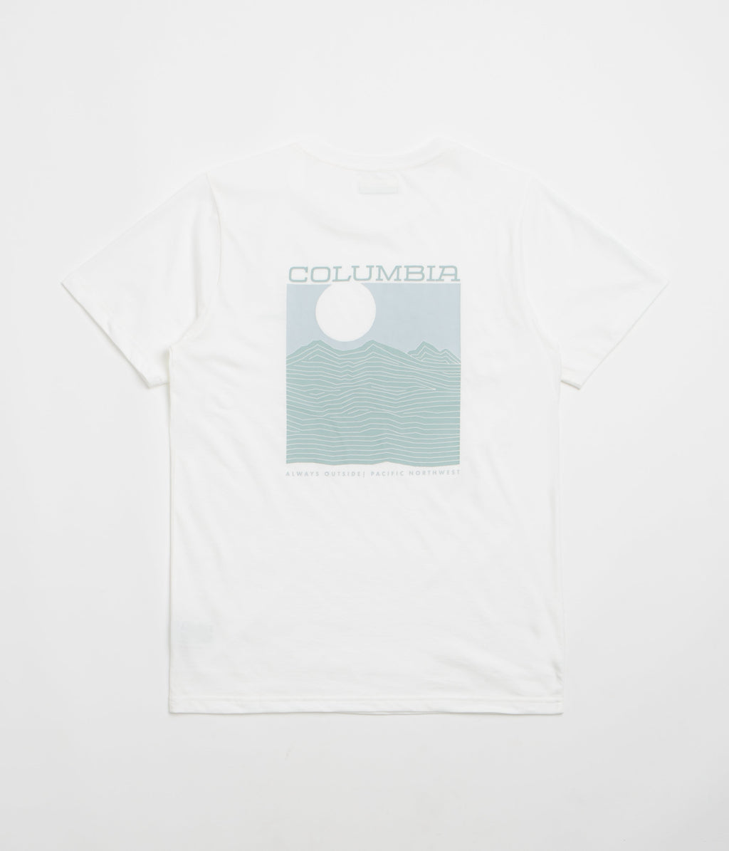 Columbia Rapid Ridge Back Graphic II T-Shirt - White / Framed Landscape