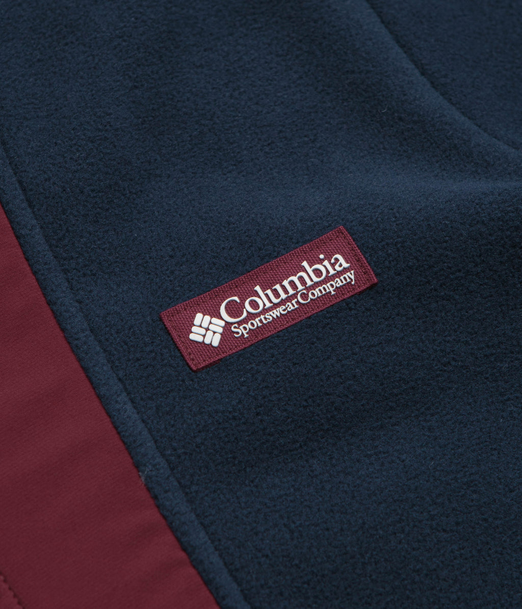 Columbia Sequoia Grove Full Zip Fleece - Rich Wine / Collegiate Navy
