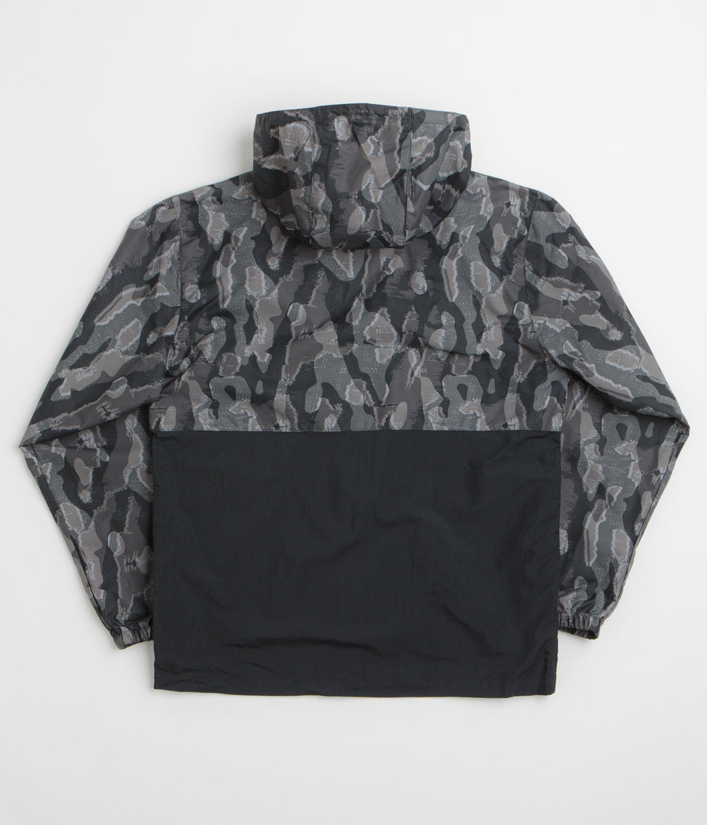 Columbia Spire Valley Printed Windbreaker Jacket - Black Treebark / Black