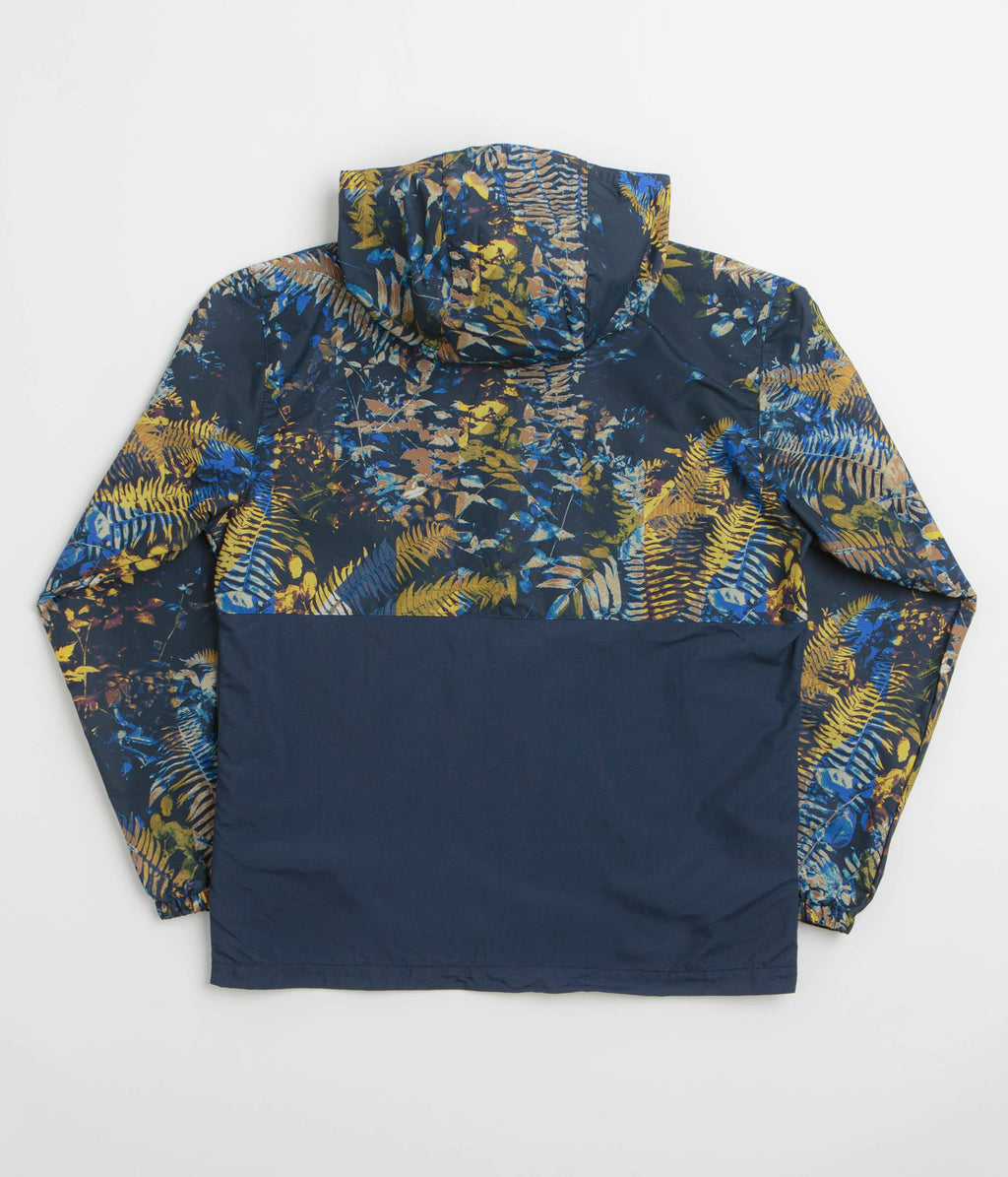 Columbia Spire Valley Printed Windbreaker Jacket - Mountain Blue Geofern / Collegiate Navy