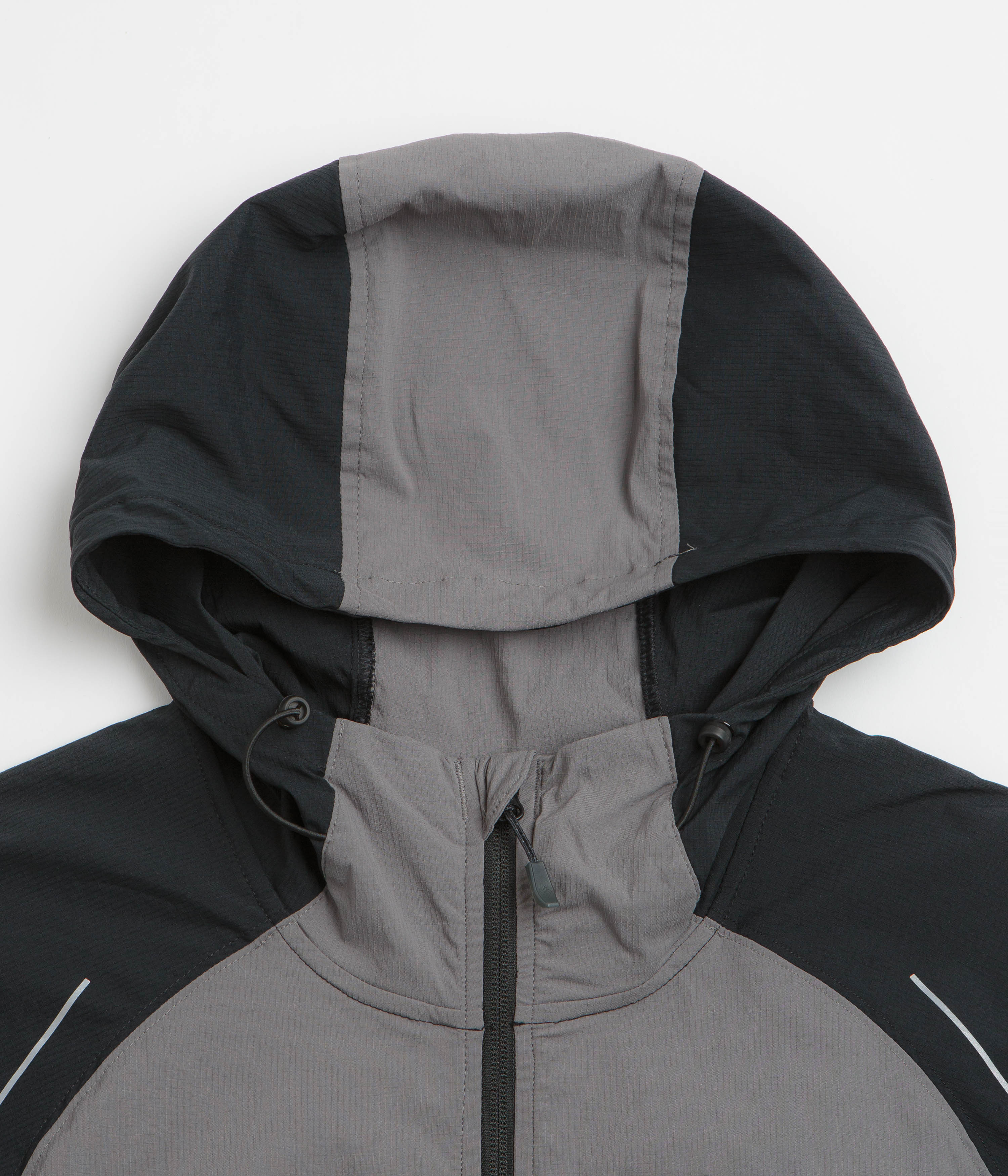 Columbia Tech II Wind Full Zip Jacket - Black / Columbia Grey