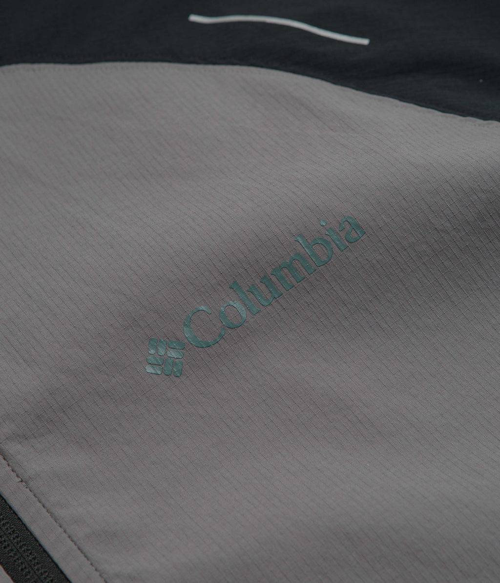 Columbia Tech II Wind Full Zip Jacket - Black / Columbia Grey
