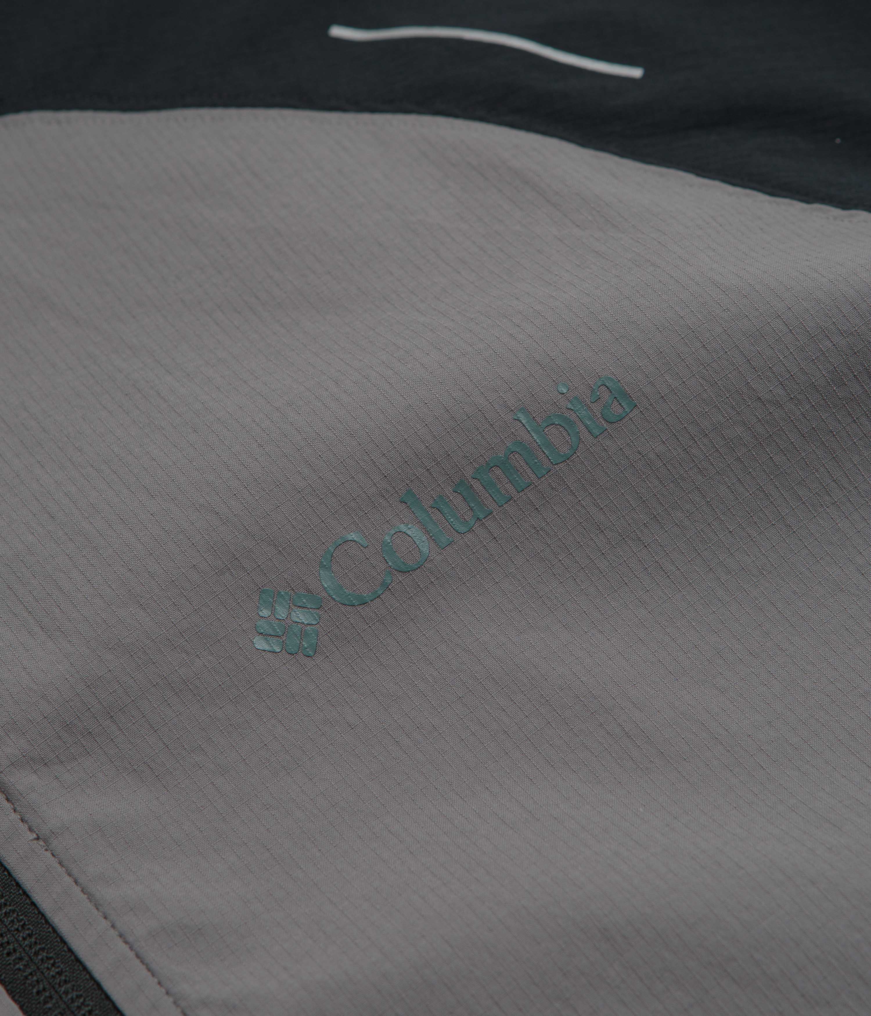 Columbia Tech II Wind Full Zip Jacket - Black / Columbia Grey