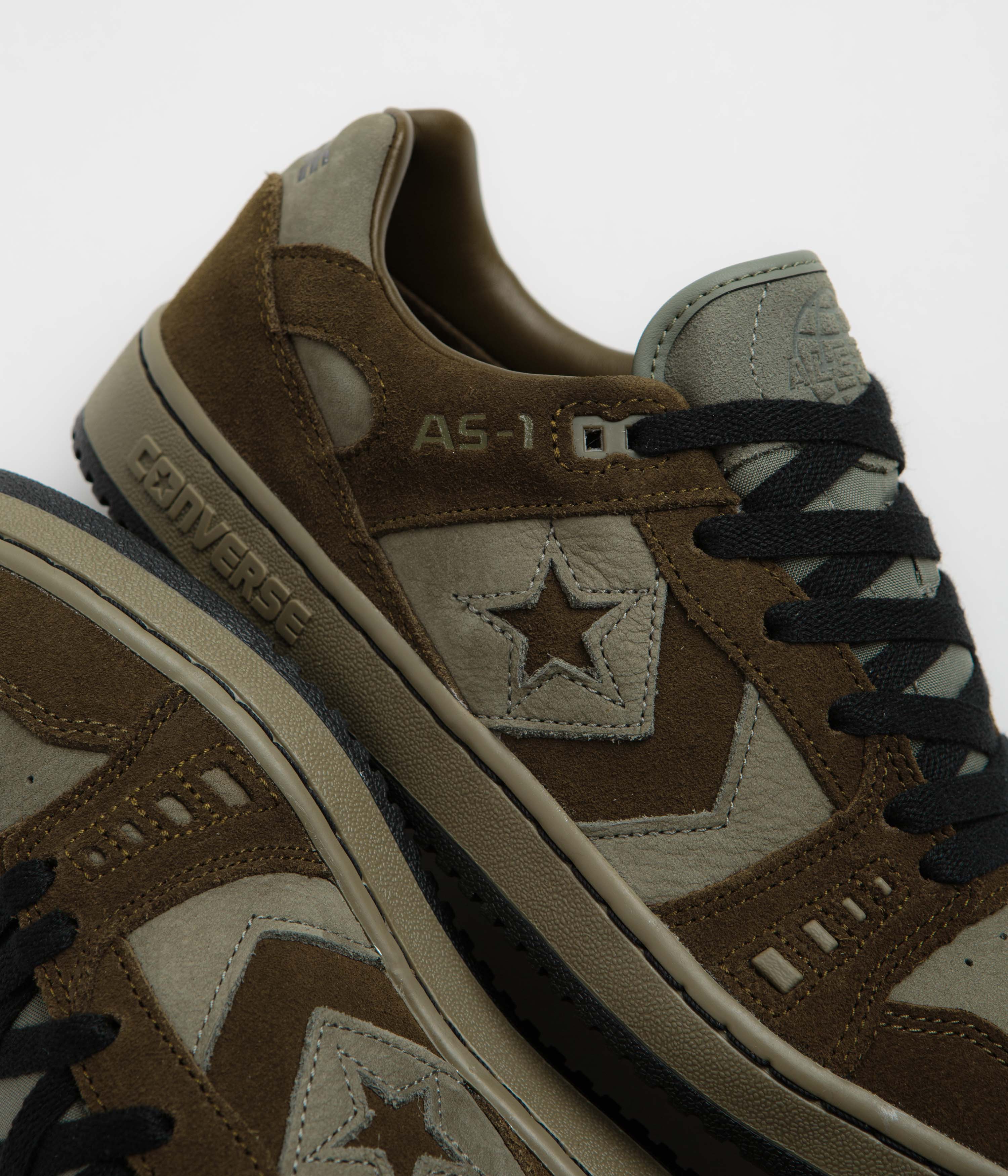 Converse x Sneeze Mag AS-1 Pro Ox Shoes - Olive Submarine / Surplus Olive / Black
