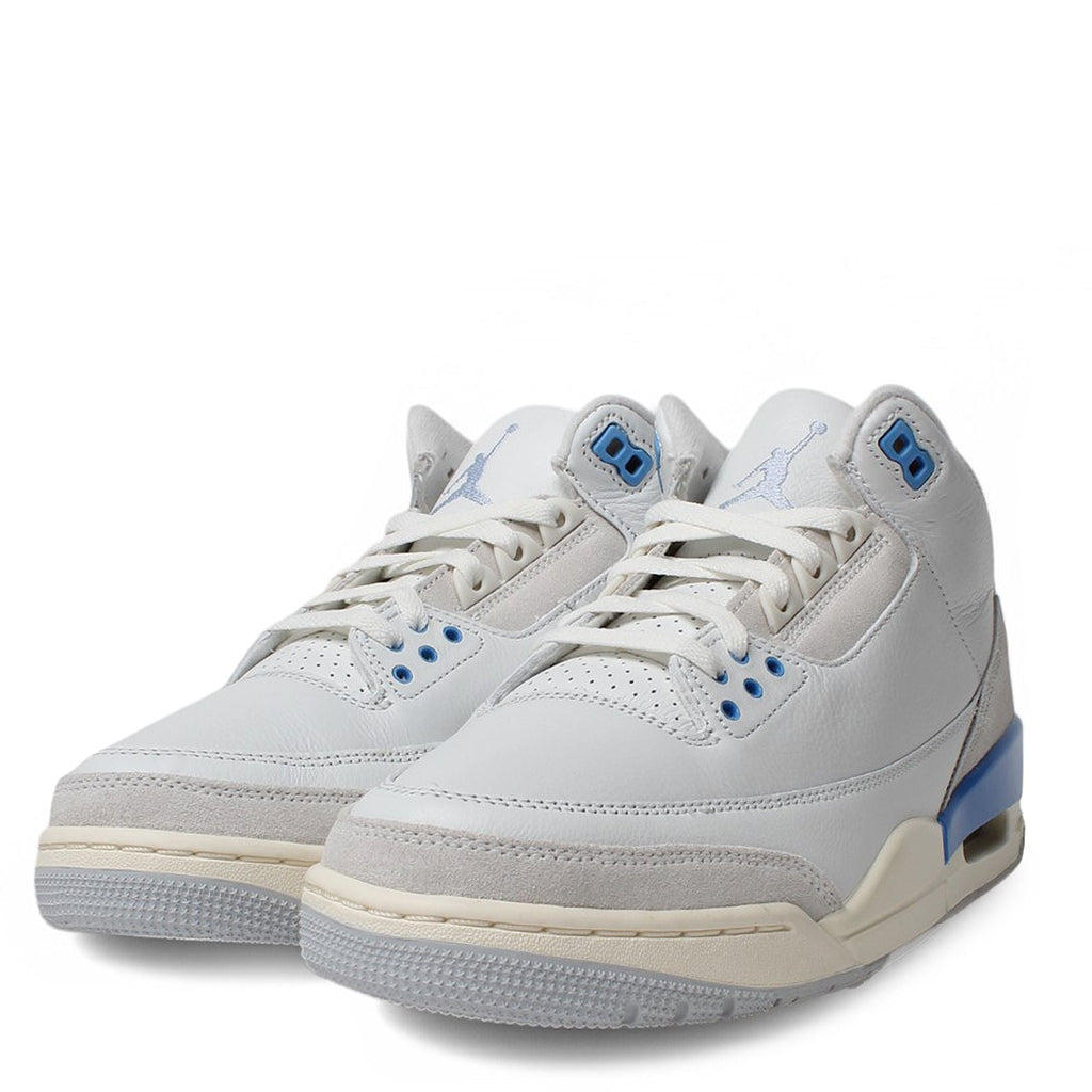 Men's Jordan 3 Retro "Lucky Shorts" Smmt Wht/Hydrogen Blue (CT8532 101)