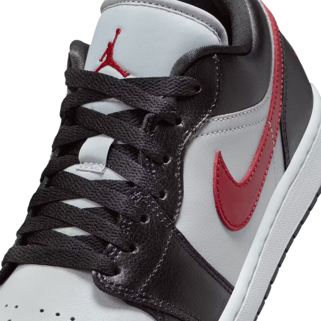 Women's Air Jordan 1 Low Wolf Grey/Gym Red-Black-White (DC0774 062)
