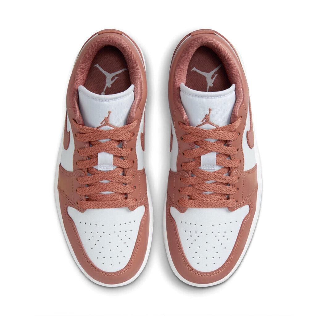 Women's Jordan 1 Low Pure Platinum/Sky J Orange (DC0774 080)