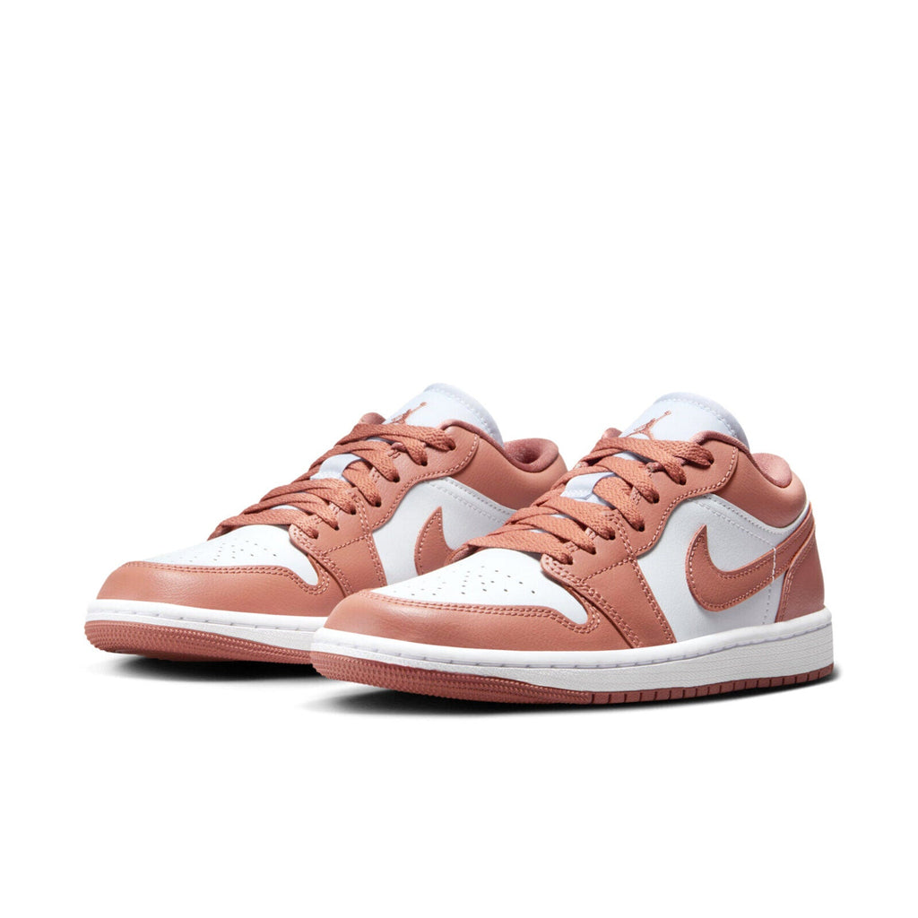 Women's Jordan 1 Low Pure Platinum/Sky J Orange (DC0774 080)