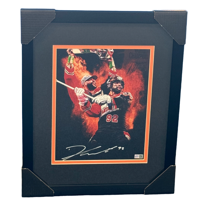 Dhane Smith Signed Color Burst Collage 11x14 Photo Professionally Framed