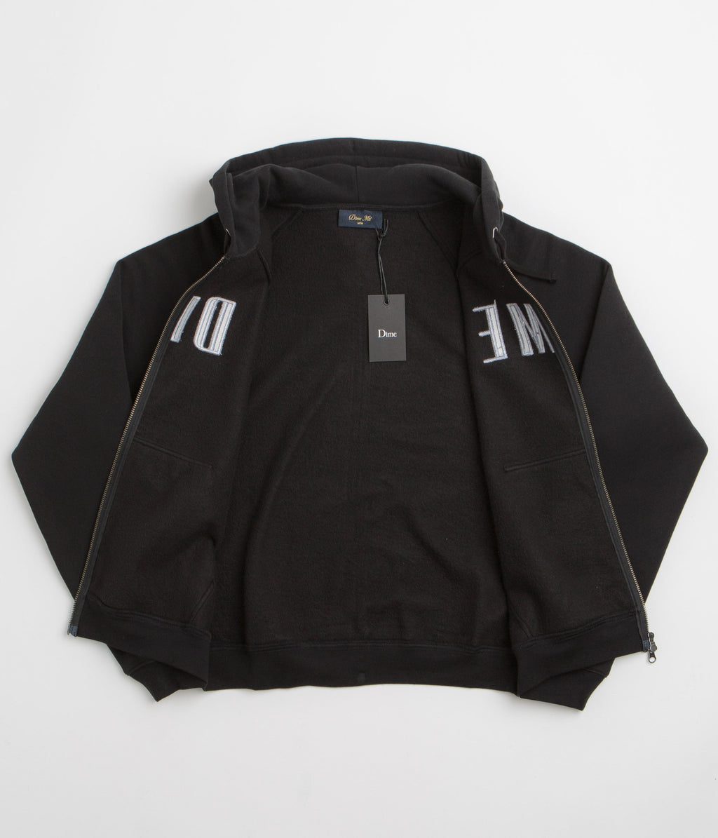 Dime Blocks Full Zip Hoodie - Black