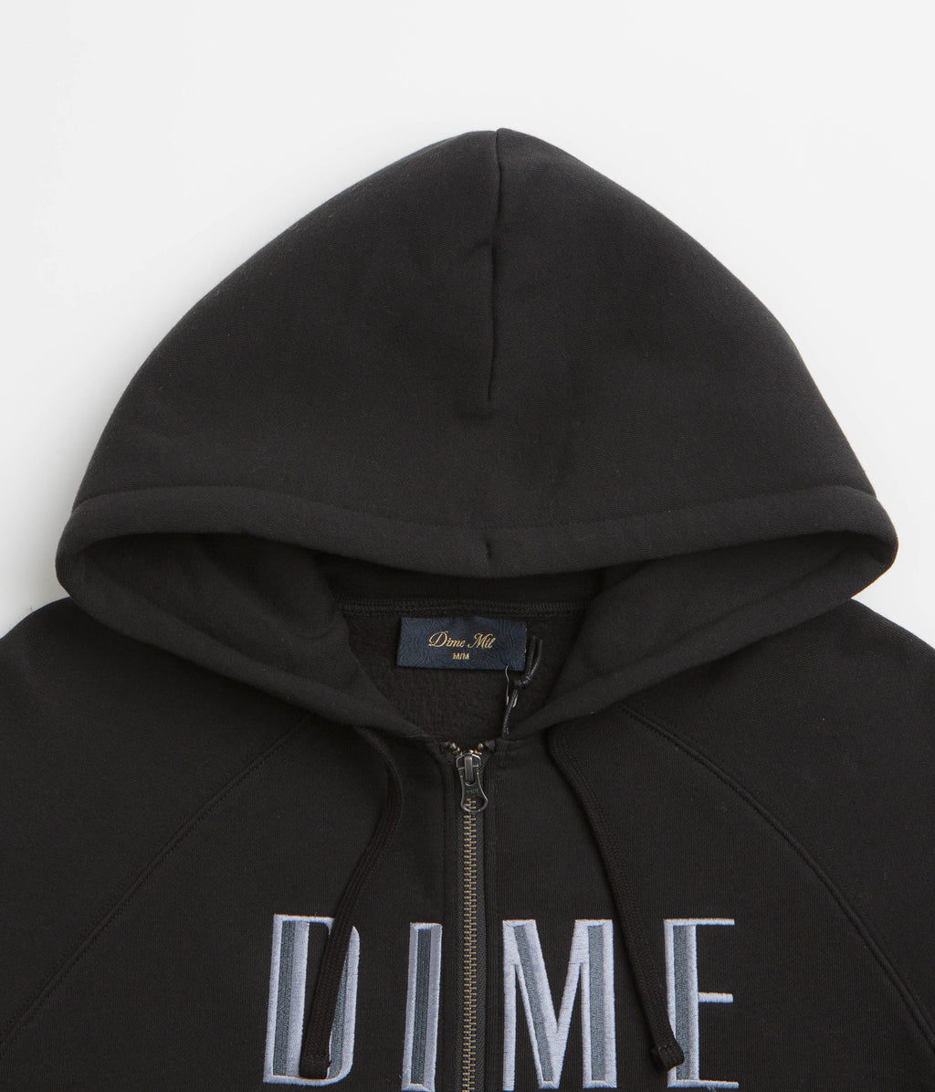 Dime Blocks Full Zip Hoodie - Black