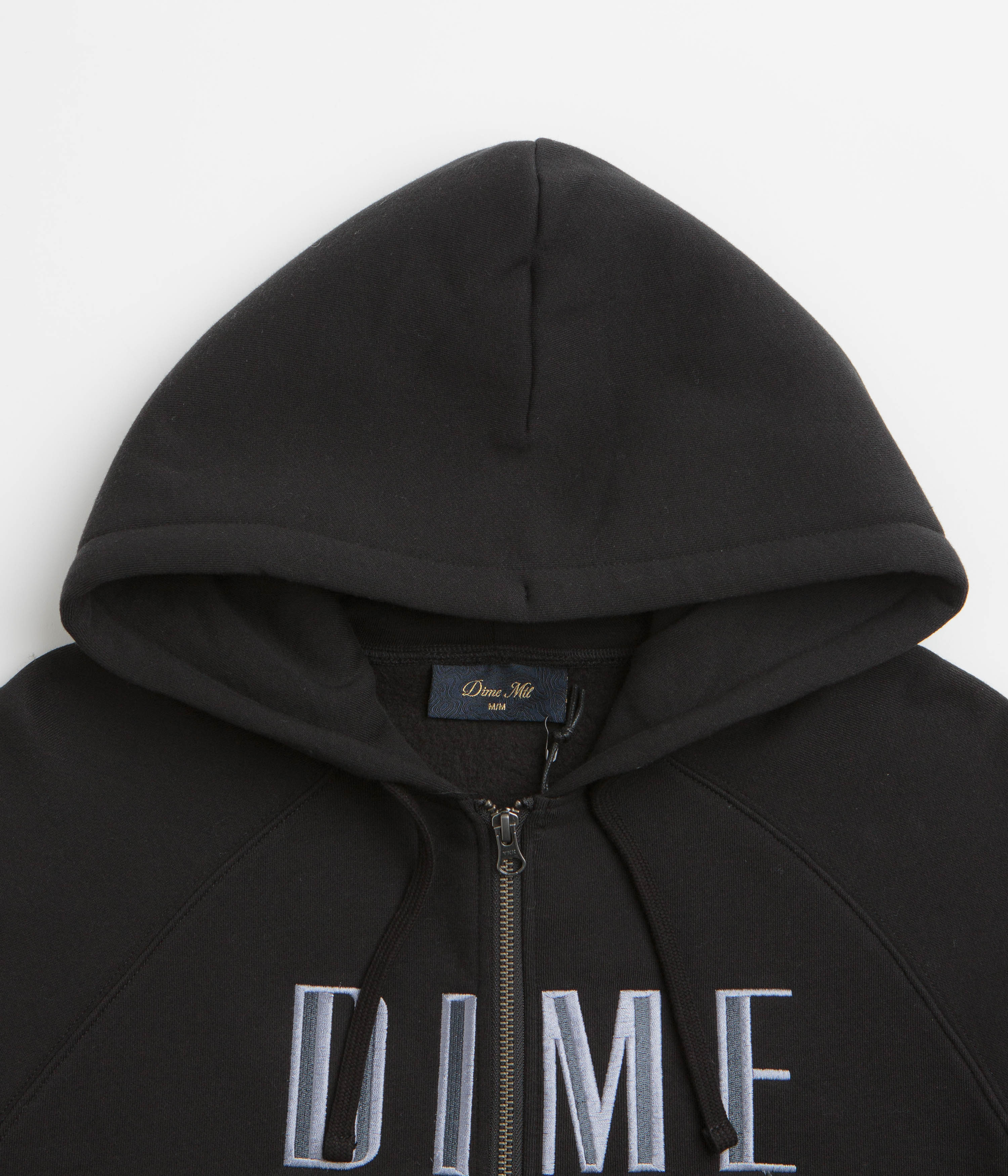 Dime Blocks Full Zip Hoodie - Black