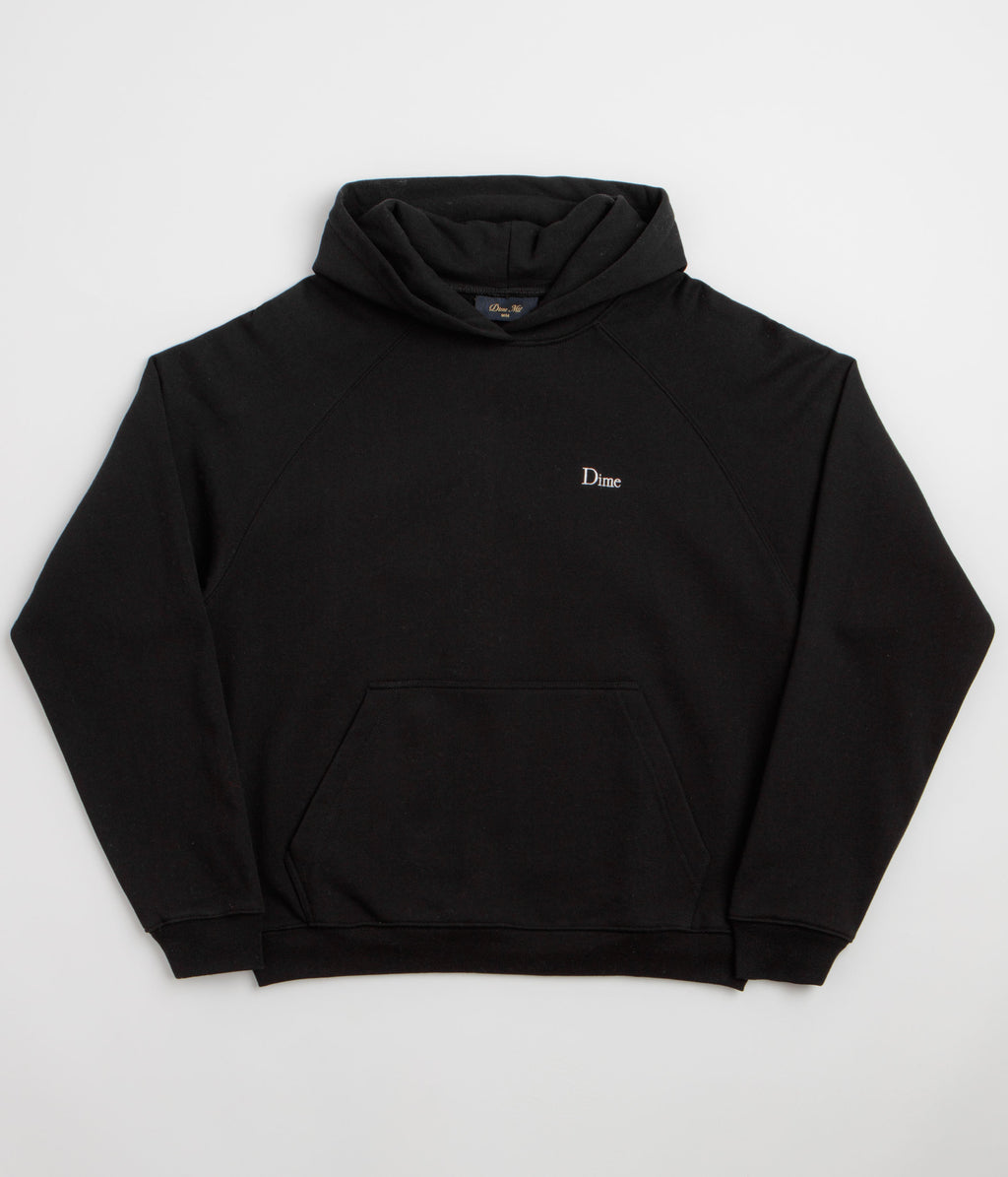 Dime Classic Small Logo Hoodie - Black