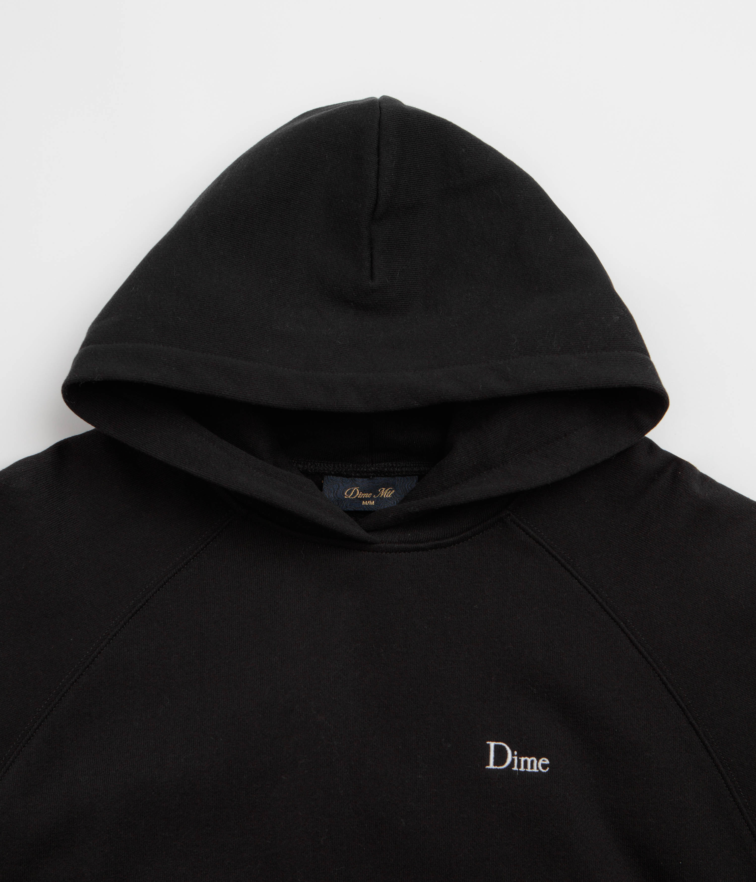 Dime Classic Small Logo Hoodie - Black