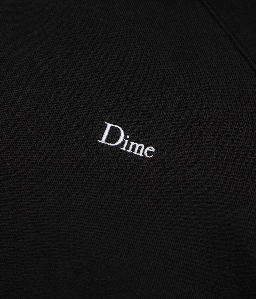 Dime Classic Small Logo Hoodie - Black