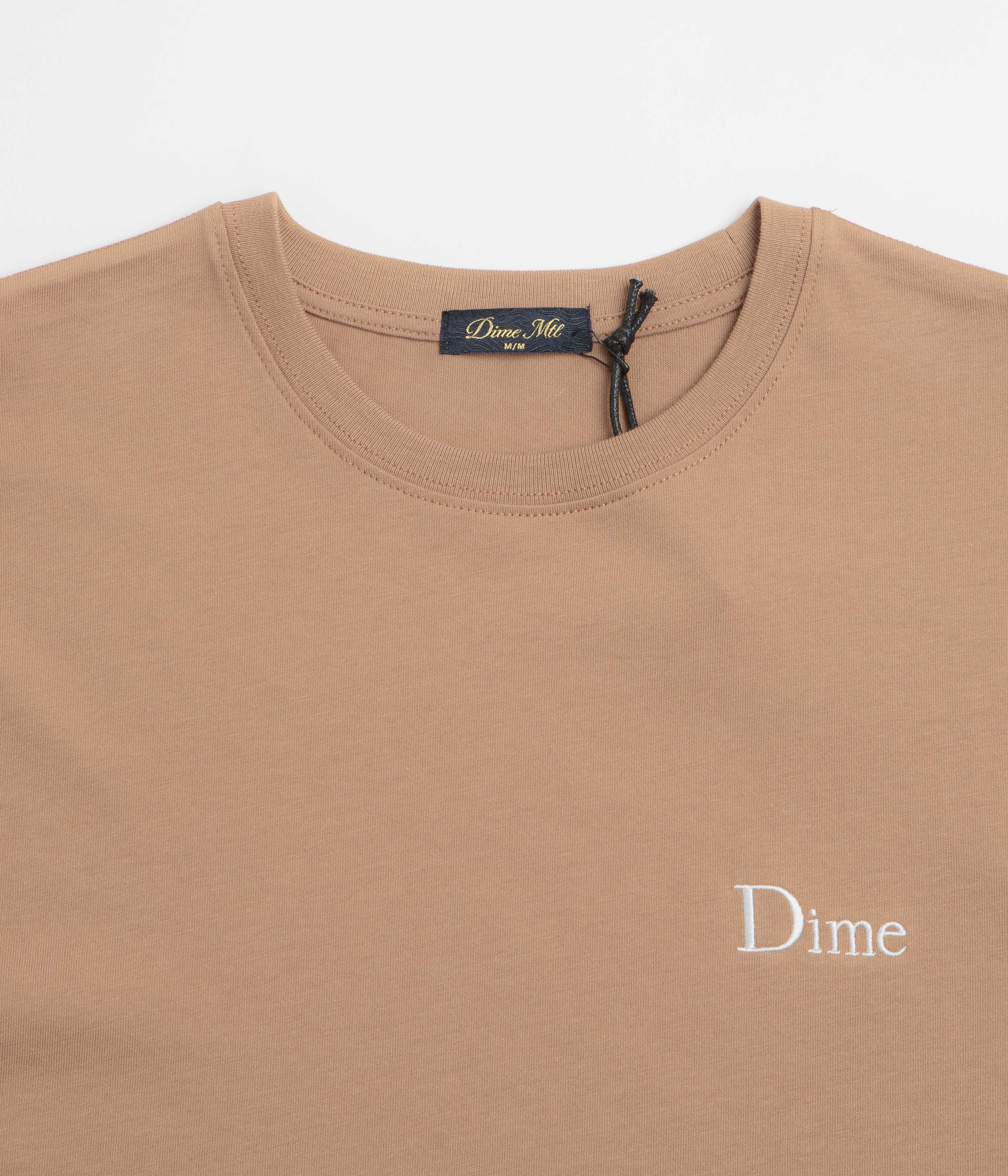 Dime Classic Small Logo T-Shirt - Canyon Brown