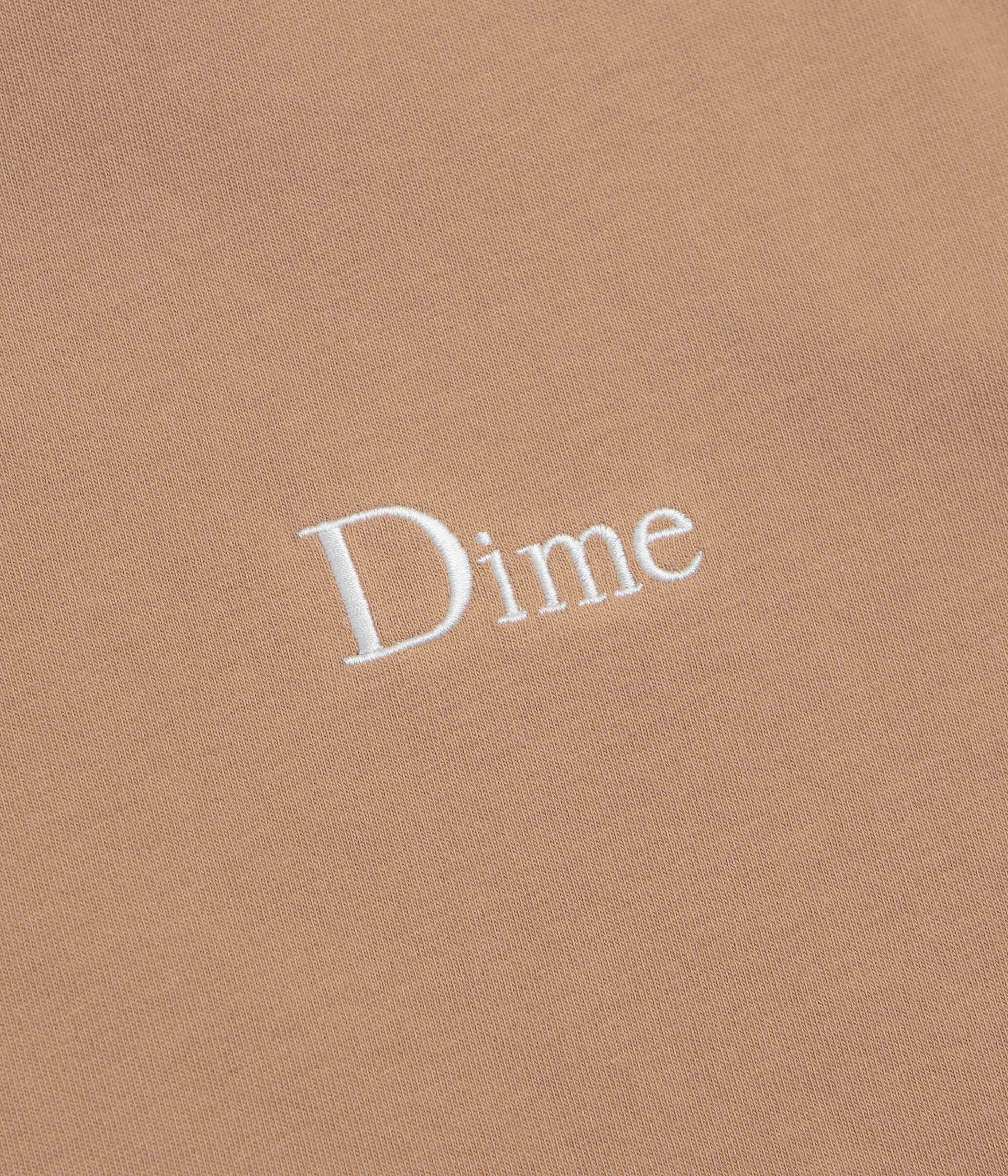 Dime Classic Small Logo T-Shirt - Canyon Brown