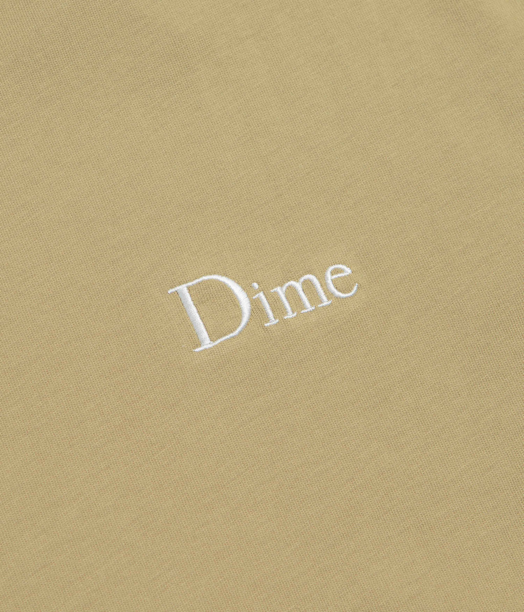 Dime Classic Small Logo T-Shirt - Tan