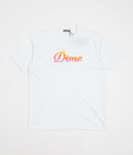 Dime Cursive Cloud T-Shirt - White