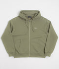 Dime Cursive Full Zip Hoodie - Army Green