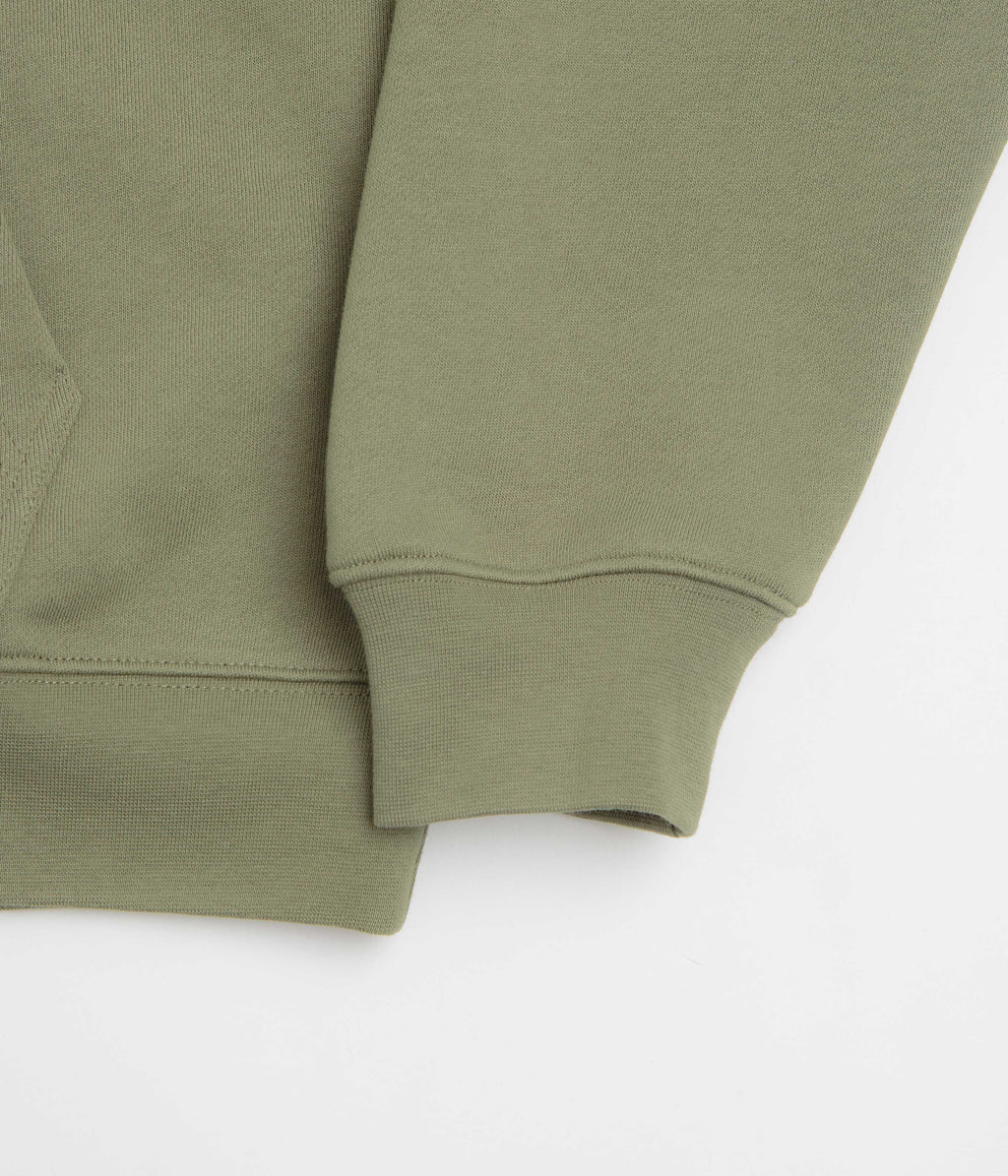 Dime Cursive Full Zip Hoodie - Army Green
