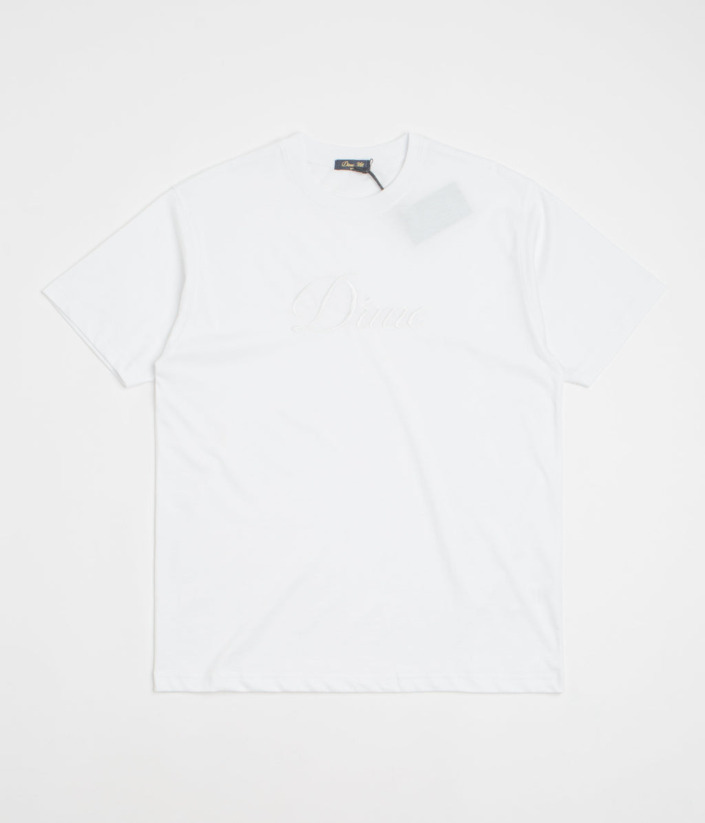 Dime Cursive T-Shirt - White