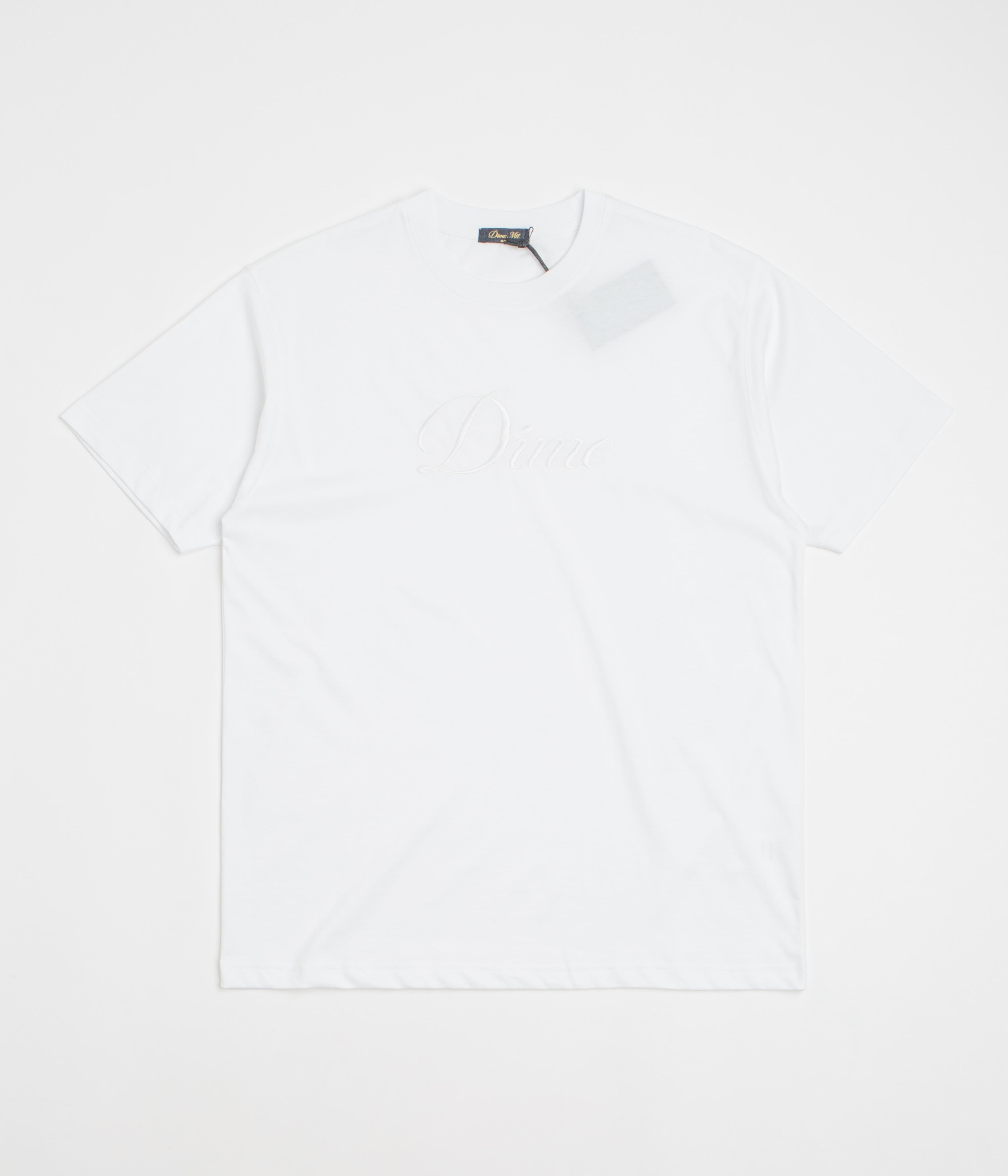 Dime Cursive T-Shirt - White
