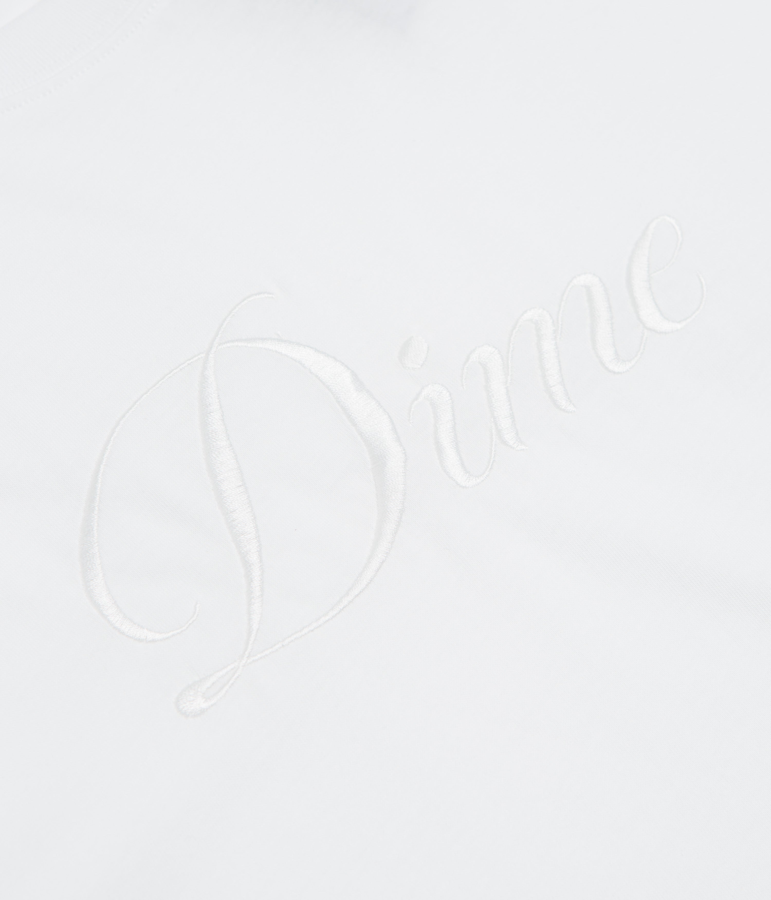 Dime Cursive T-Shirt - White