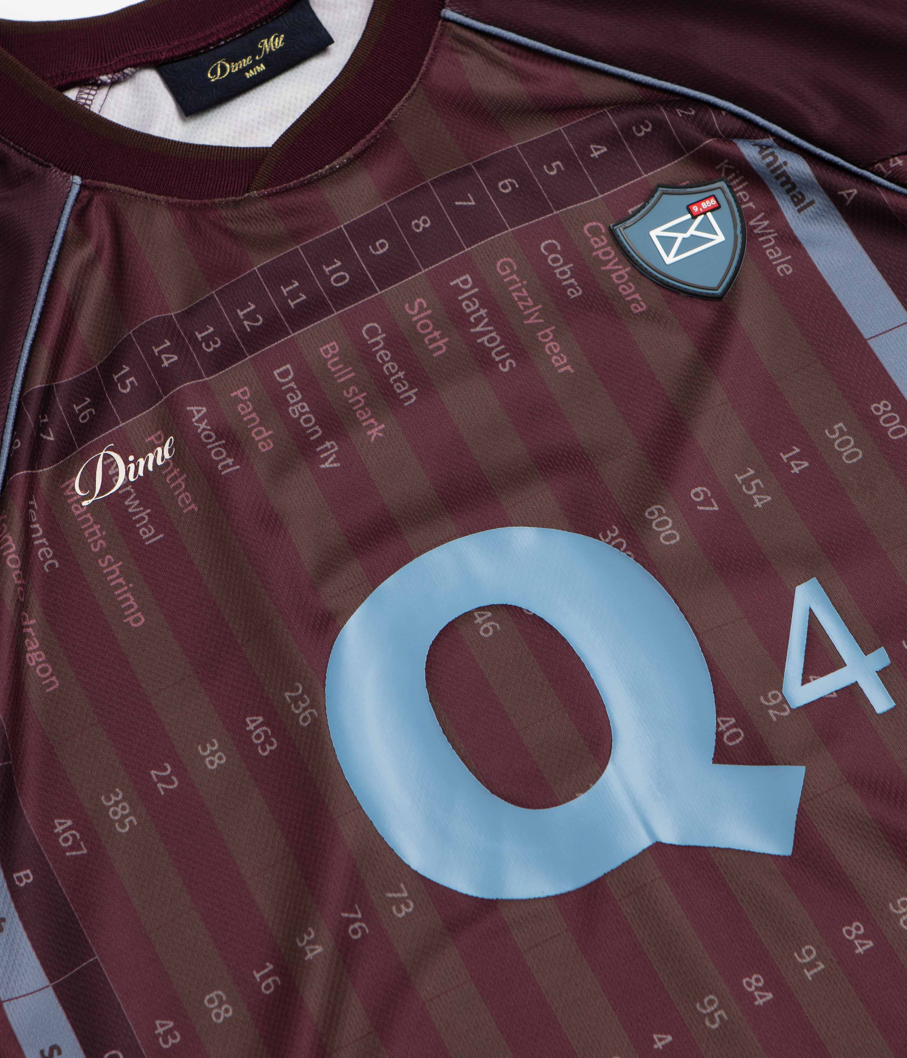 Dime Q4 Jersey - Burgundy