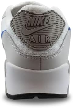 Men's Nike Air Max 90 White/Racer Blue-College Grey (DM0029 110)