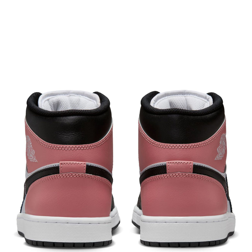 Men's Jordan 1 Mid White/Black-Rust Pink (DQ8426 100)