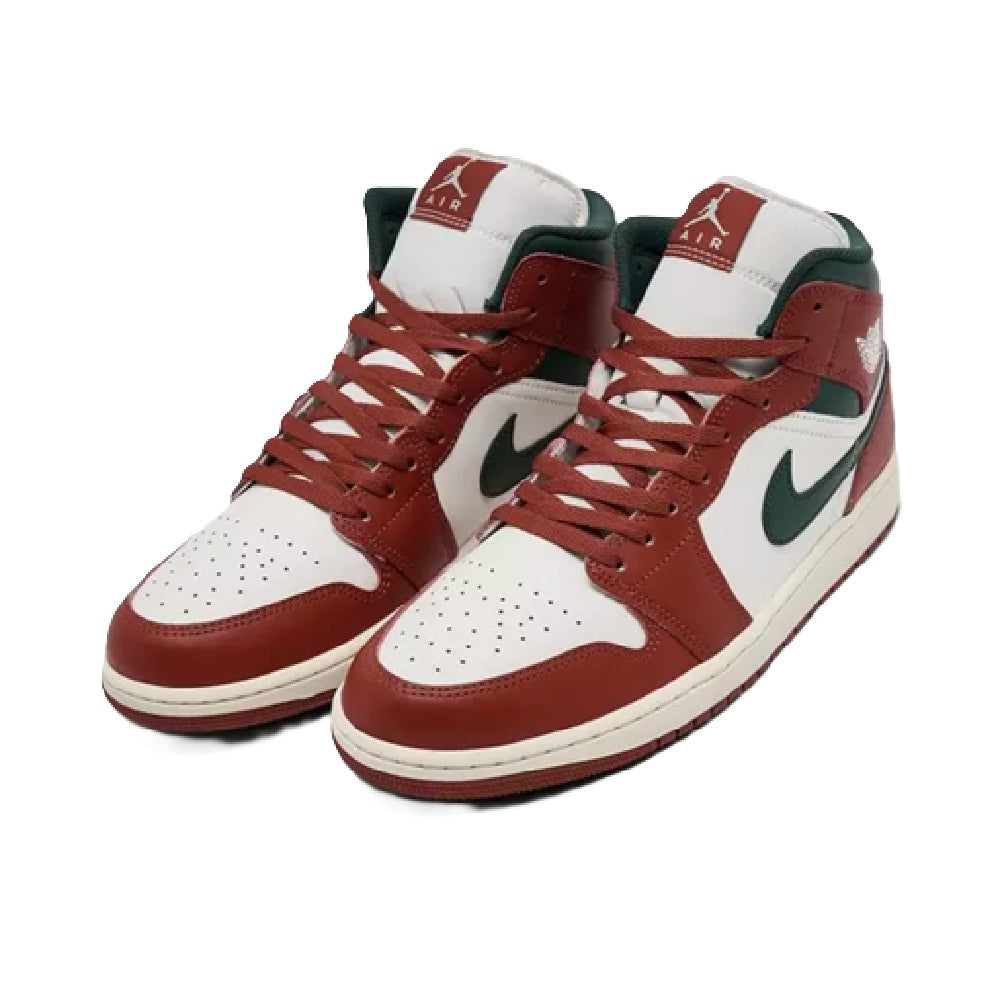 Men's Jordan 1 Mid Sail/Midnight Green (DQ8426 105)