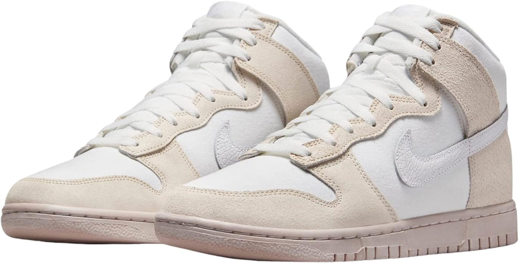 Men's Nike Dunk HI Retro PRM Summit White/White-Phantom (DV0822 100)