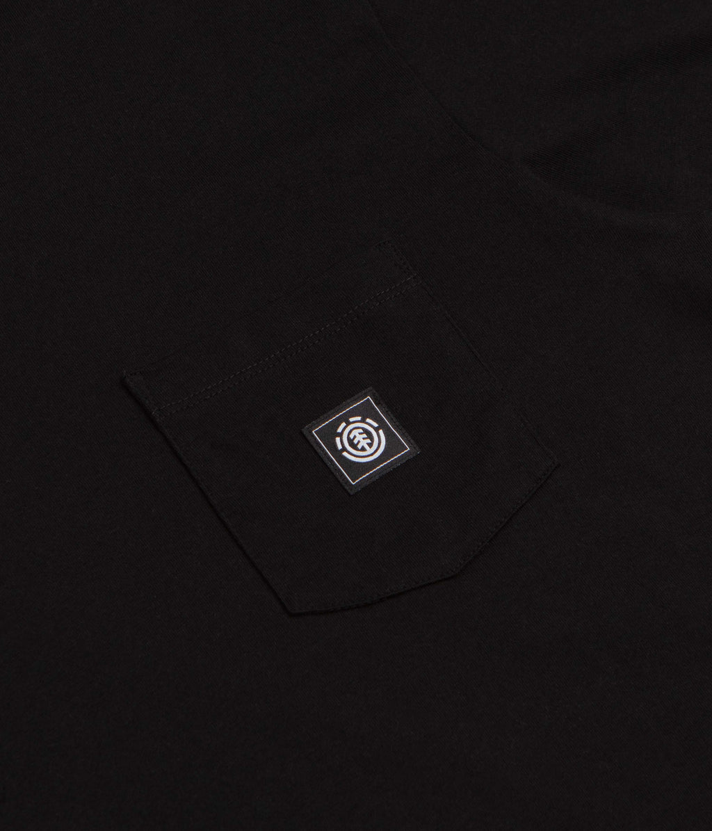 Element Icon Label Pocket T-Shirt - Flint Black