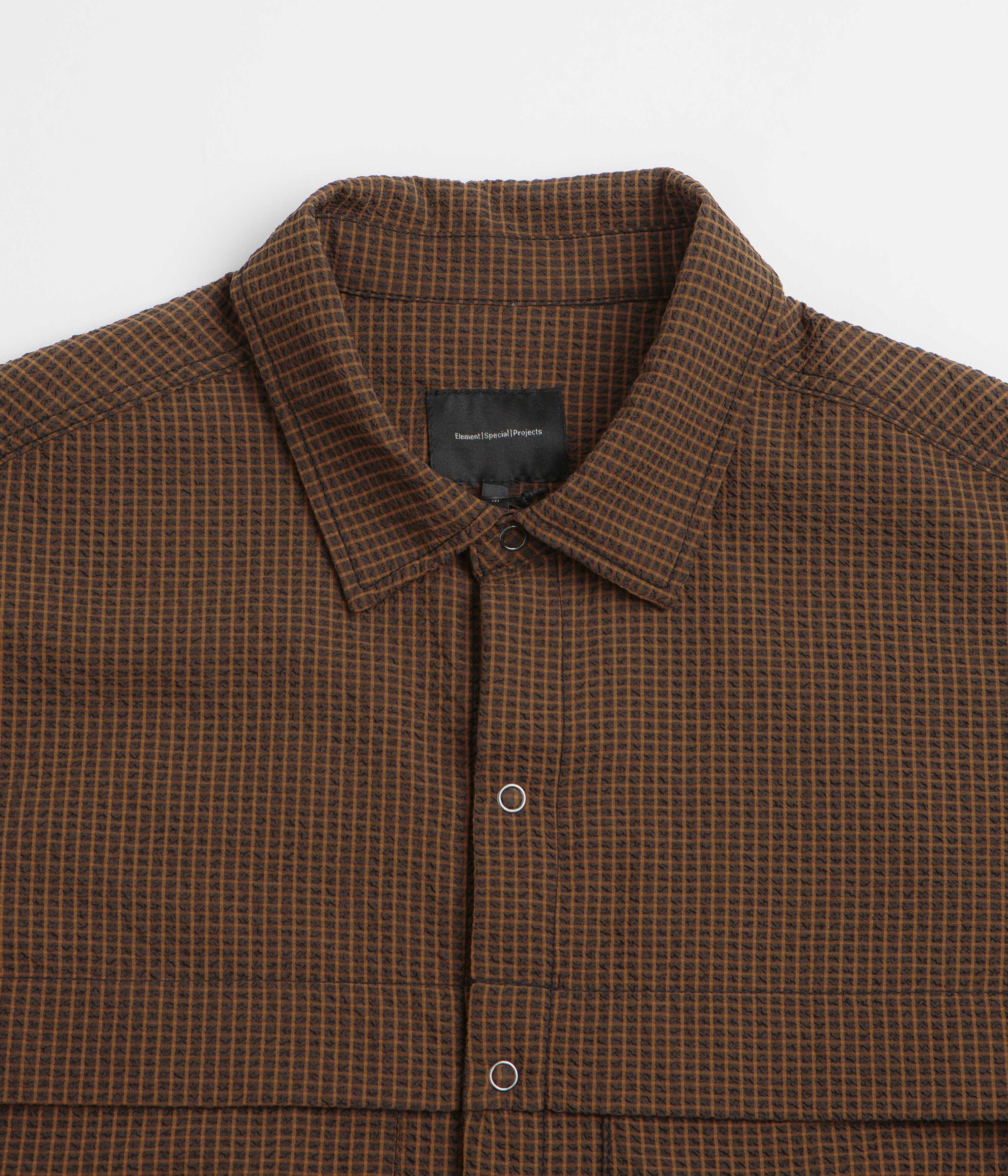 Element Special Projects Zephyr Short Sleeve Shirt - Black Ginger