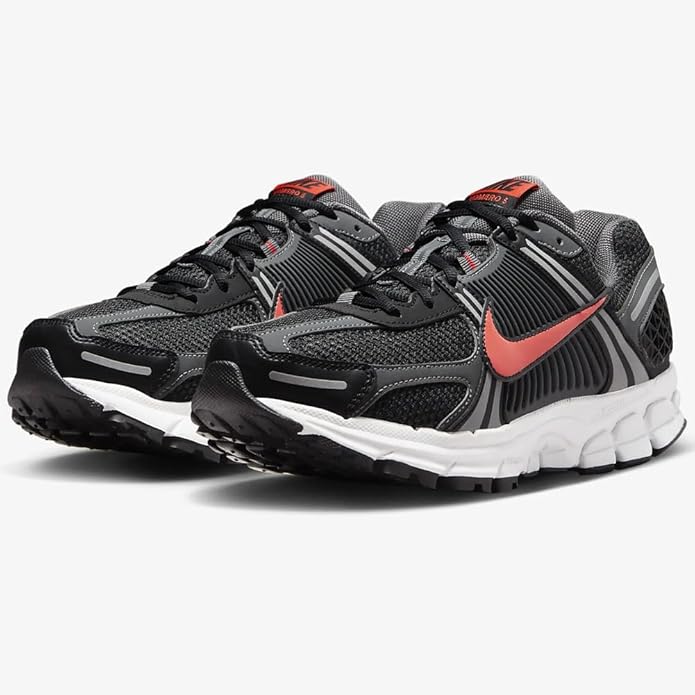 Men's Nike Zoom Vomero 5 Black/Picante Red-Iron Grey (FB9149 001)