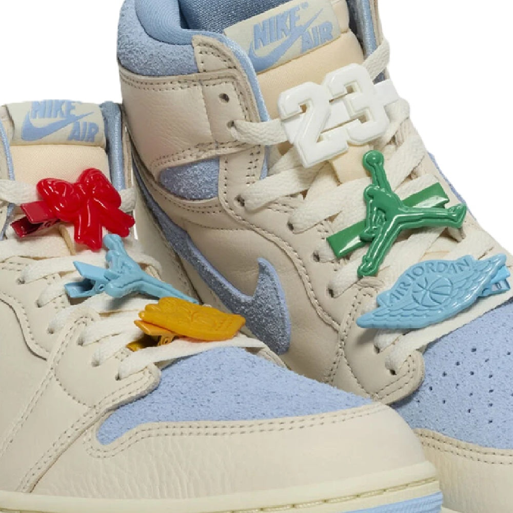 Women's Jordan 1 Retro High OG Pale Ivory/Physic Blue (FD2596 102)