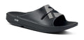 FJ X OOFOS Men's OOahh Sport Slide Sandal - Black main view