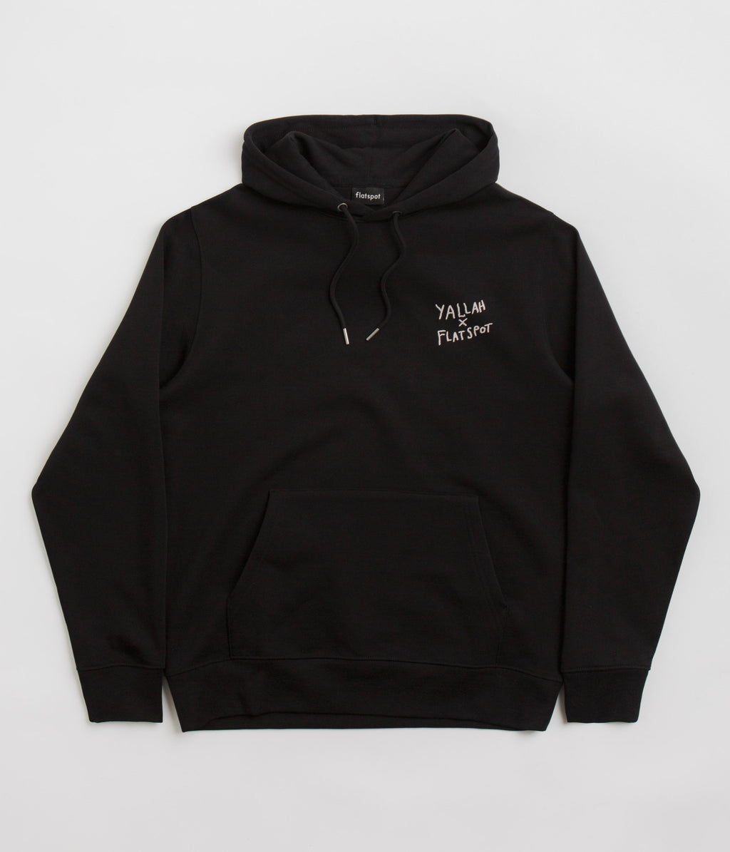 flatspot x Yallah Hoodie - Black