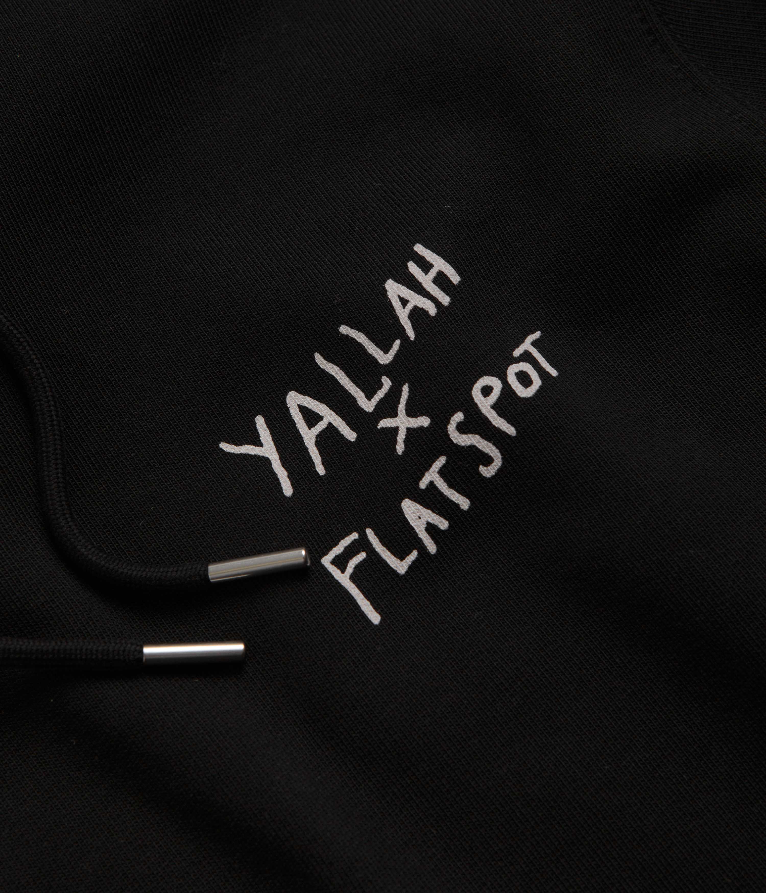 flatspot x Yallah Hoodie - Black