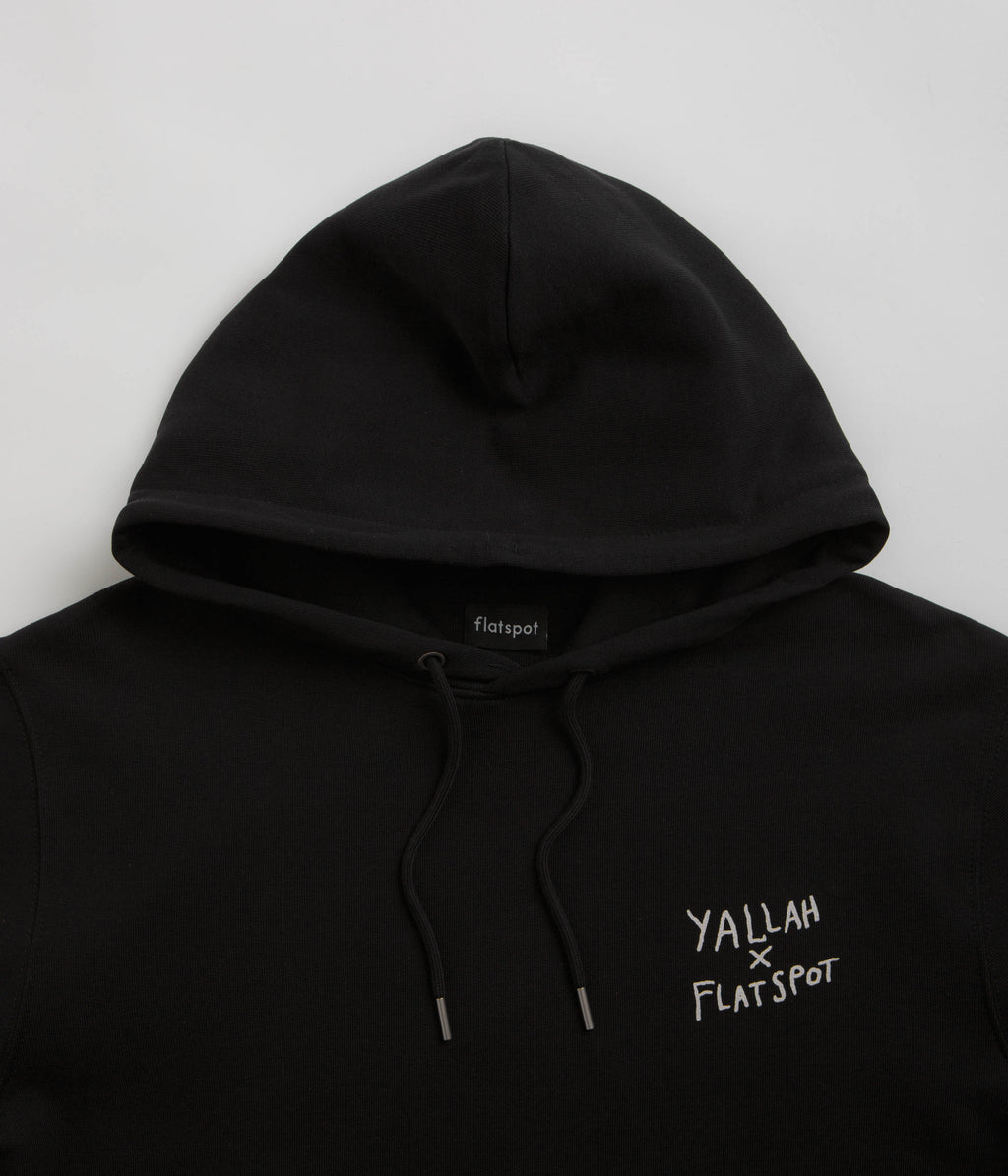 flatspot x Yallah Hoodie - Black