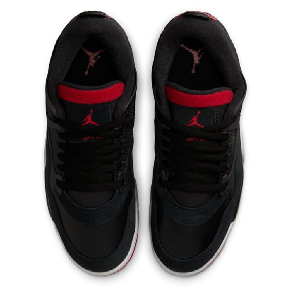 Men's Jordan 4 RM Black/Varsity Red-Wolf Grey (FQ7939 061)