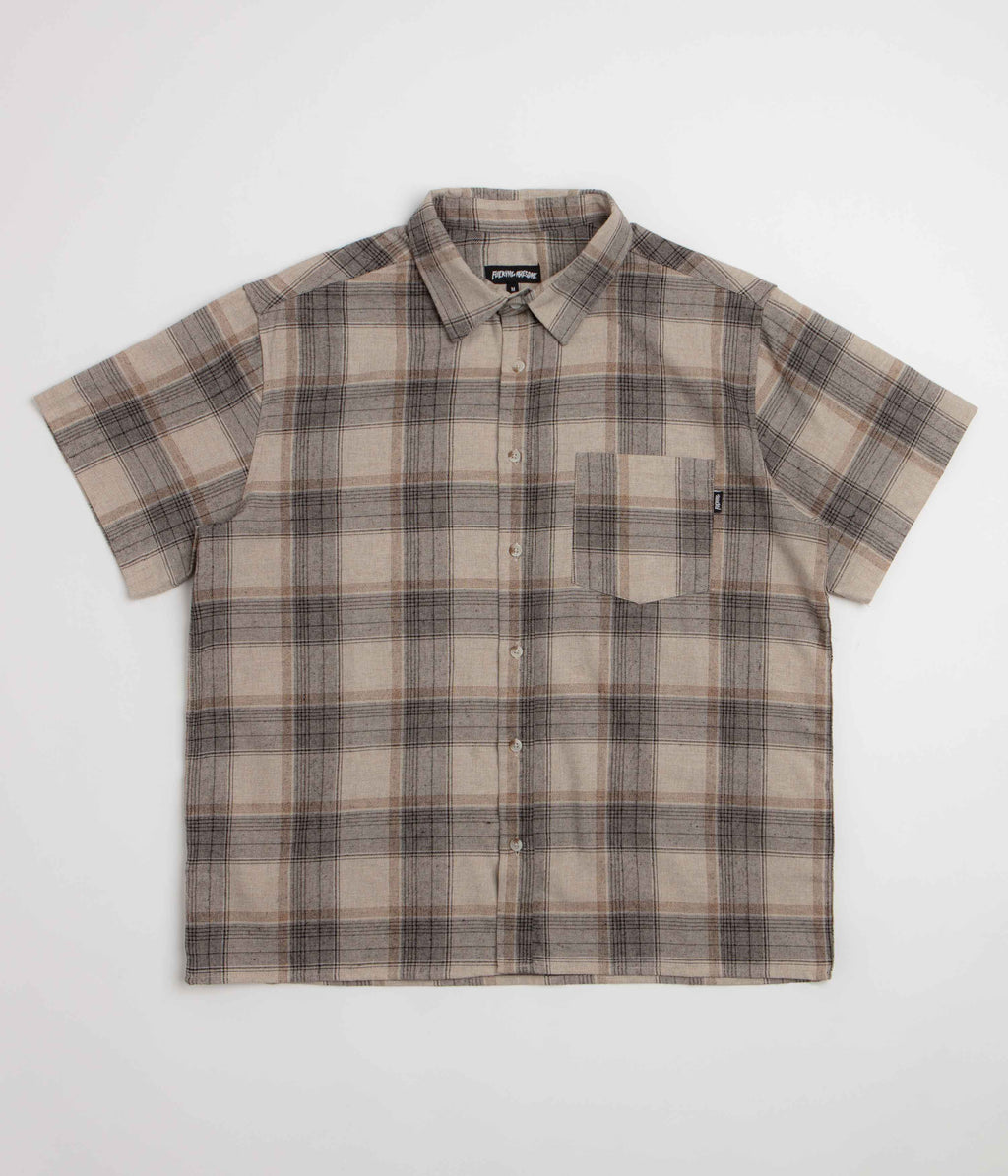 Fucking Awesome Blake's Short Sleeve Shirt - Light Brown