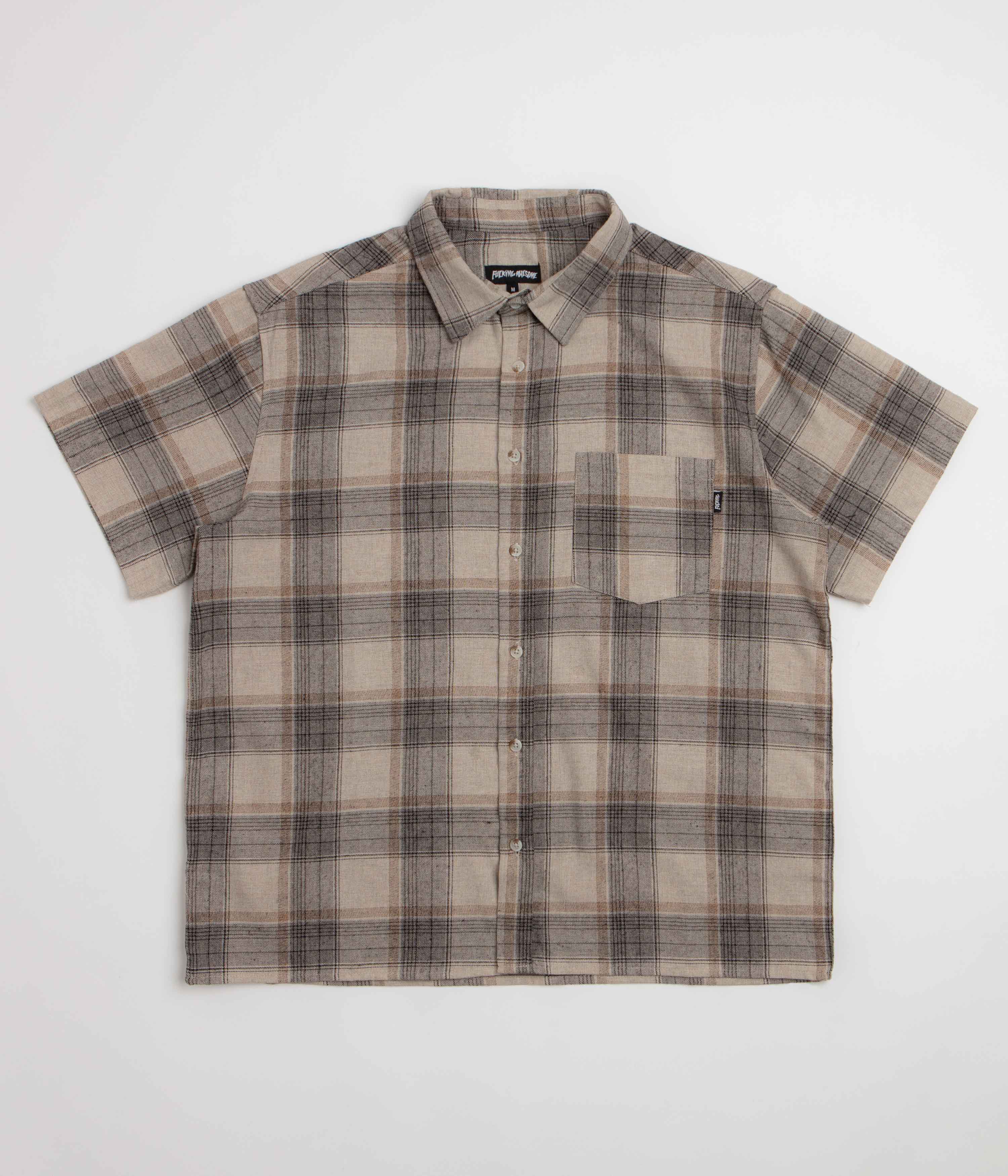 Fucking Awesome Blake's Short Sleeve Shirt - Light Brown