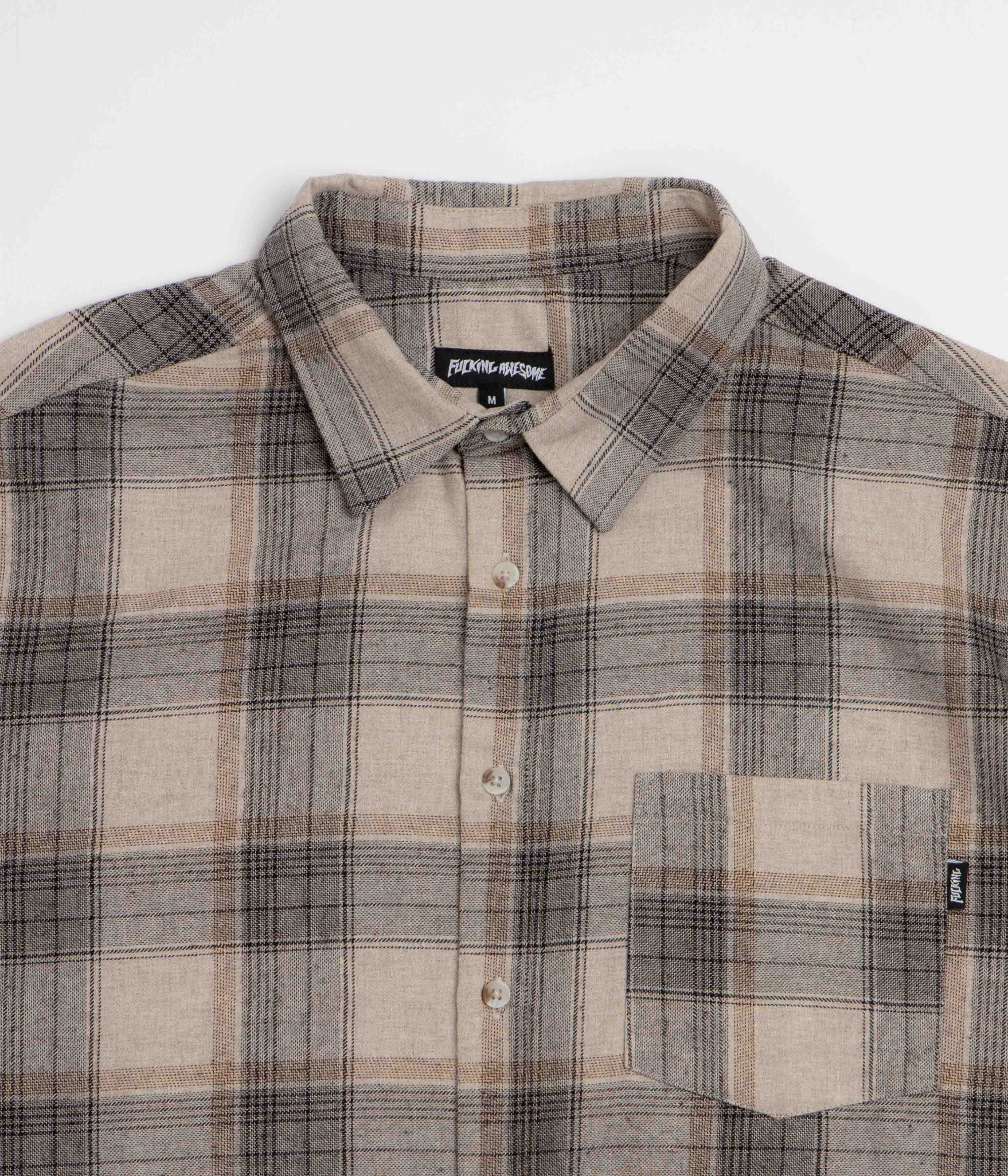 Fucking Awesome Blake's Short Sleeve Shirt - Light Brown