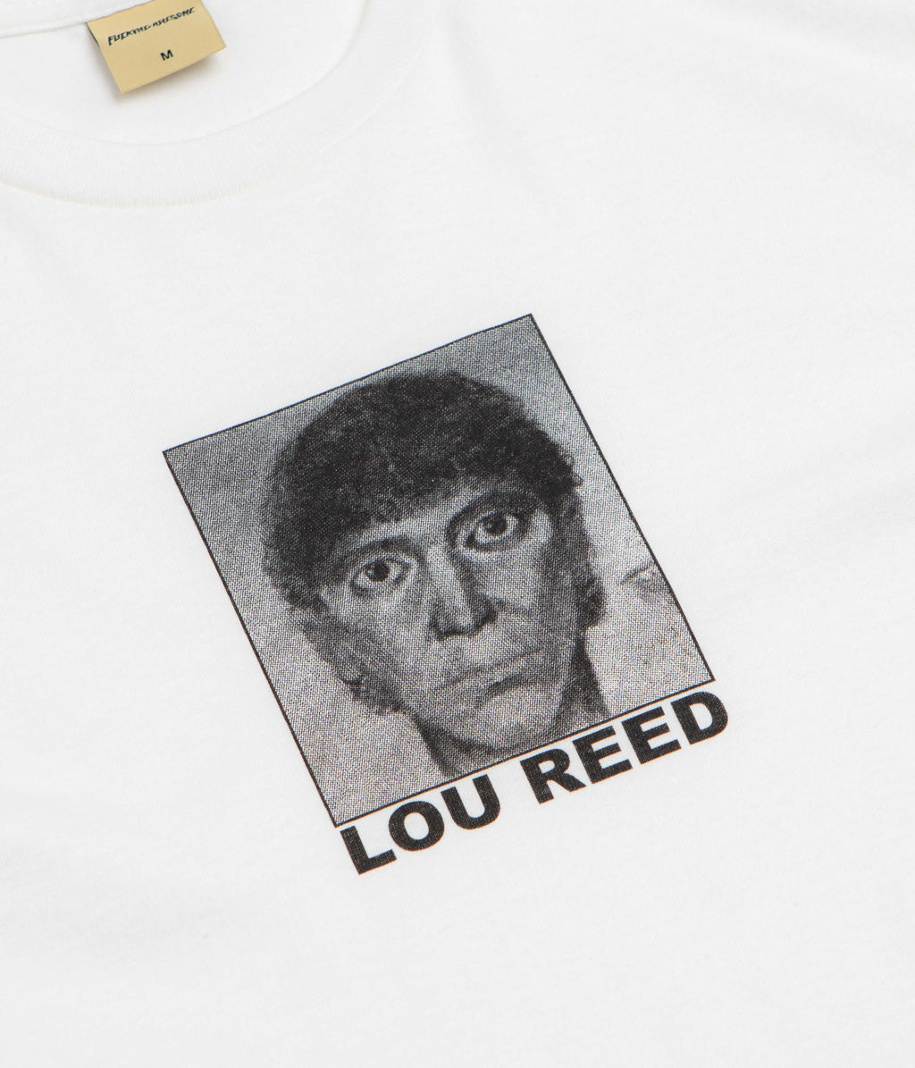 Fucking Awesome Lou Reed T-Shirt - White