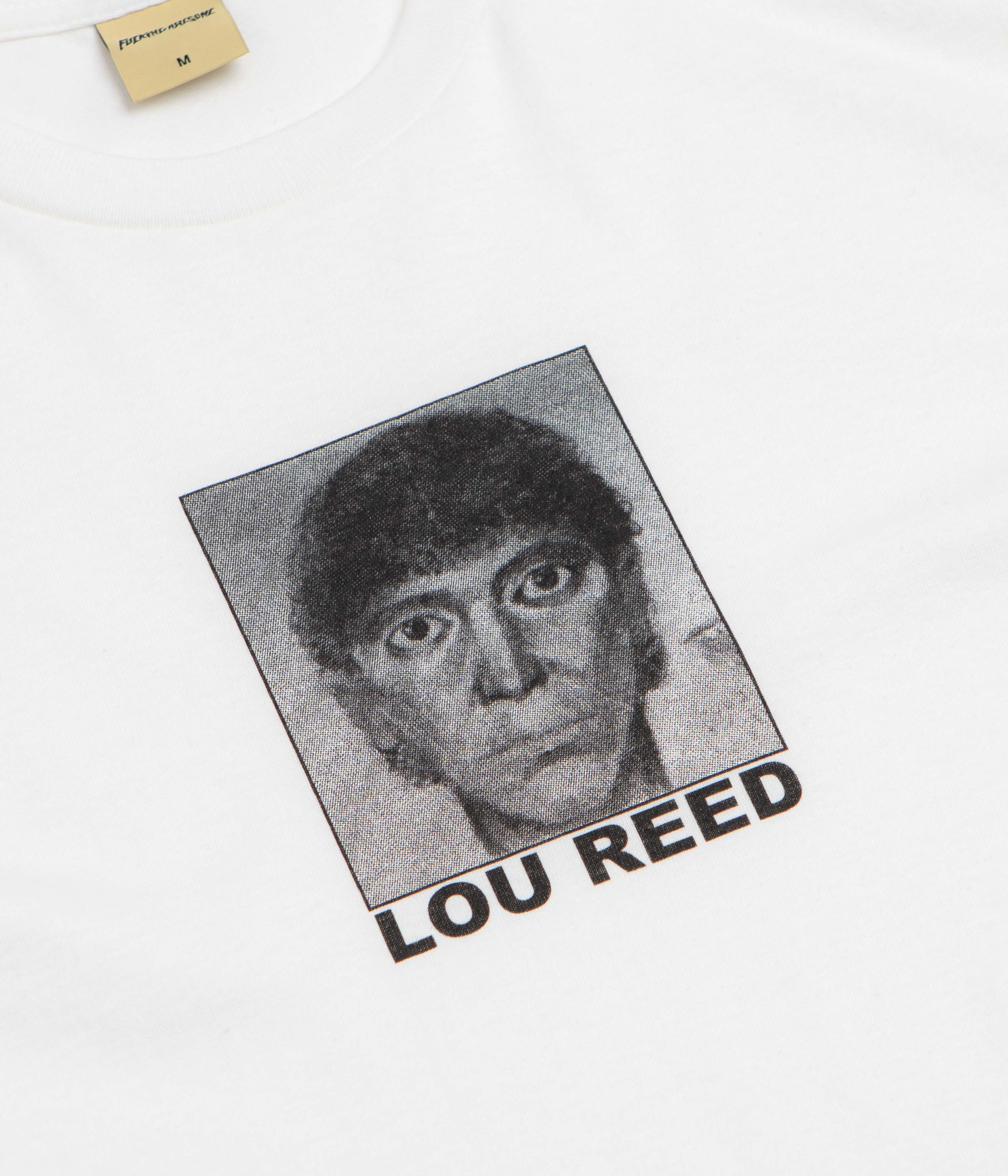 Fucking Awesome Lou Reed T-Shirt - White