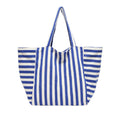 Glo- the Canvas Striped Summer Beach Bag 3 Color Ways