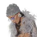 Gloria- the Mesh Rhinestone Turban Hat